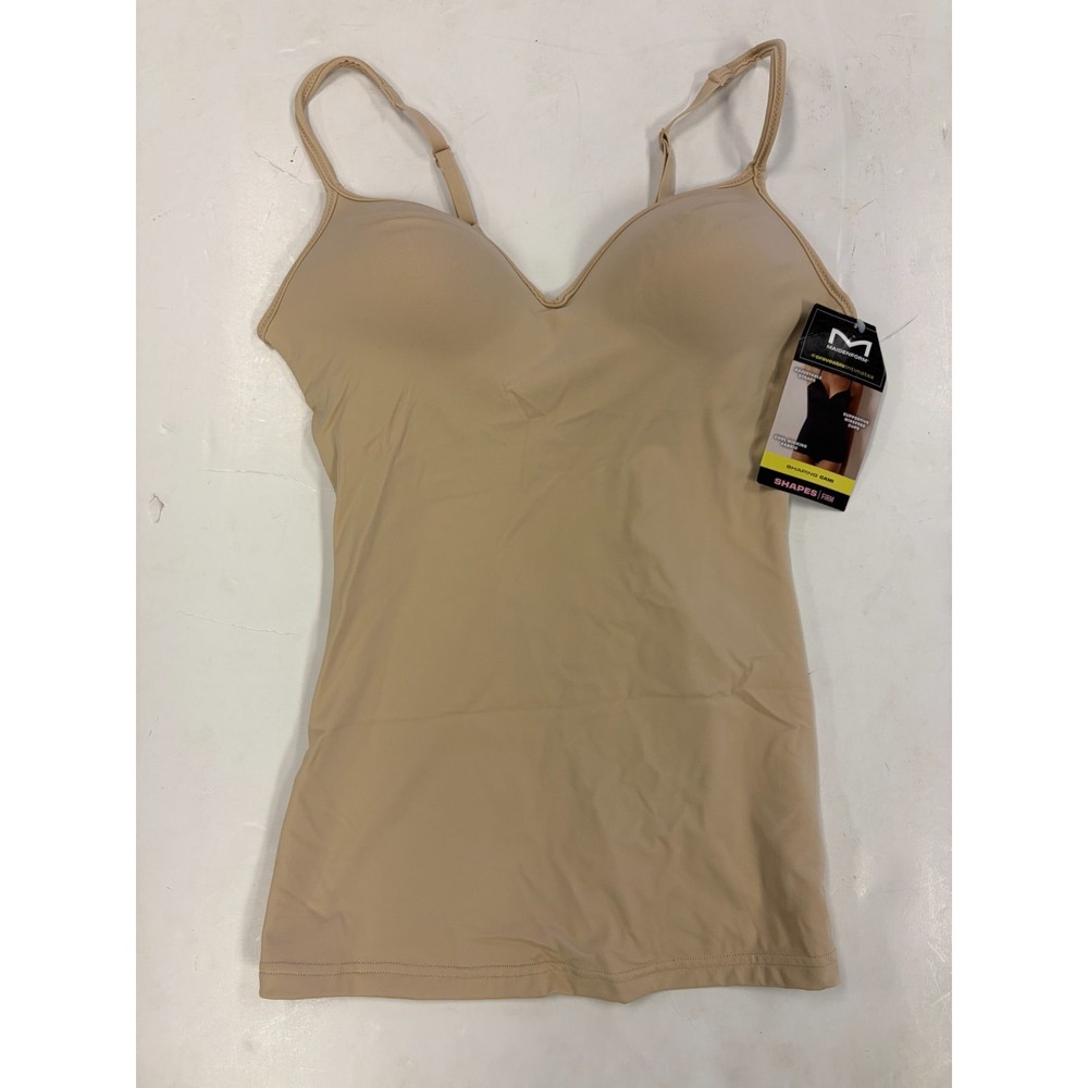 Maidenform Shaping Cami Firm Control Shapewear Tank Nude Beige Women's M Style 0